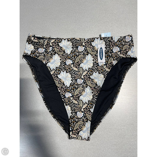 Swimsuit Bottom By Old Navy In Floral Print, Size: Xl