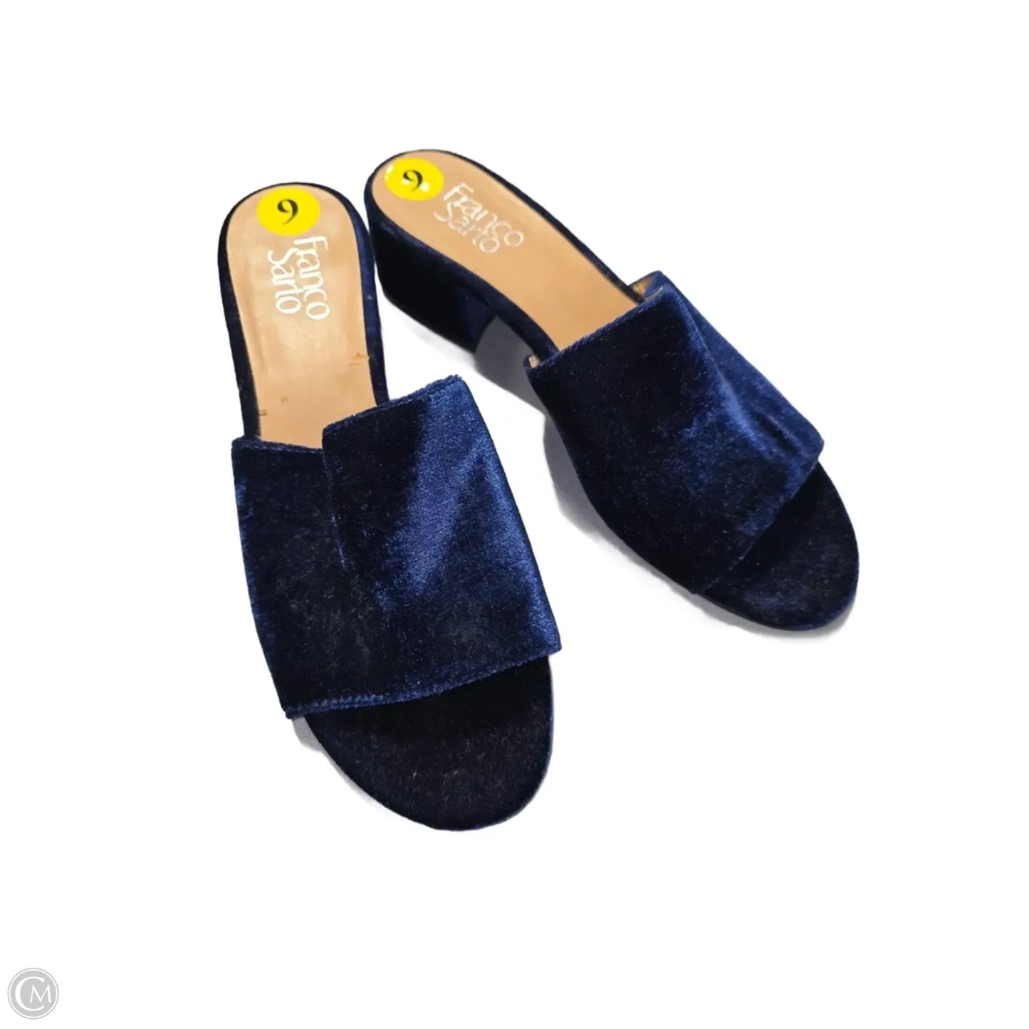 Shoes Heels Block By Franco Sarto In Navy, Size: 9