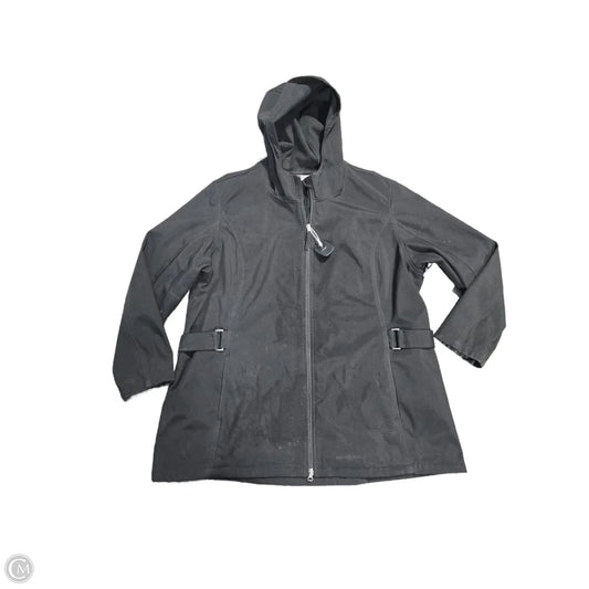 Jacket Windbreaker By Freetech In Black, Size: 3x