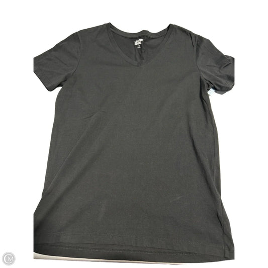 Top Short Sleeve Basic By Lands End In Black, Size: Xs
