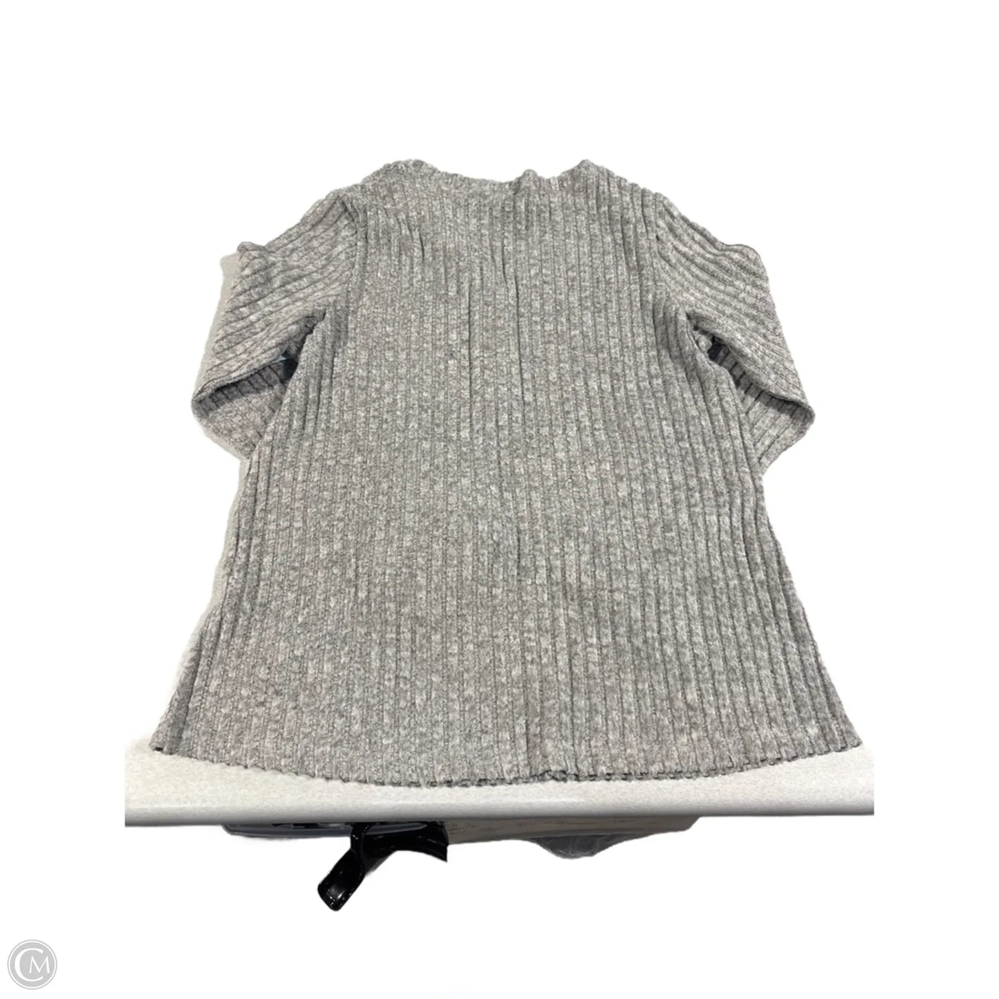Top Long Sleeve By Cmf In Grey, Size: L