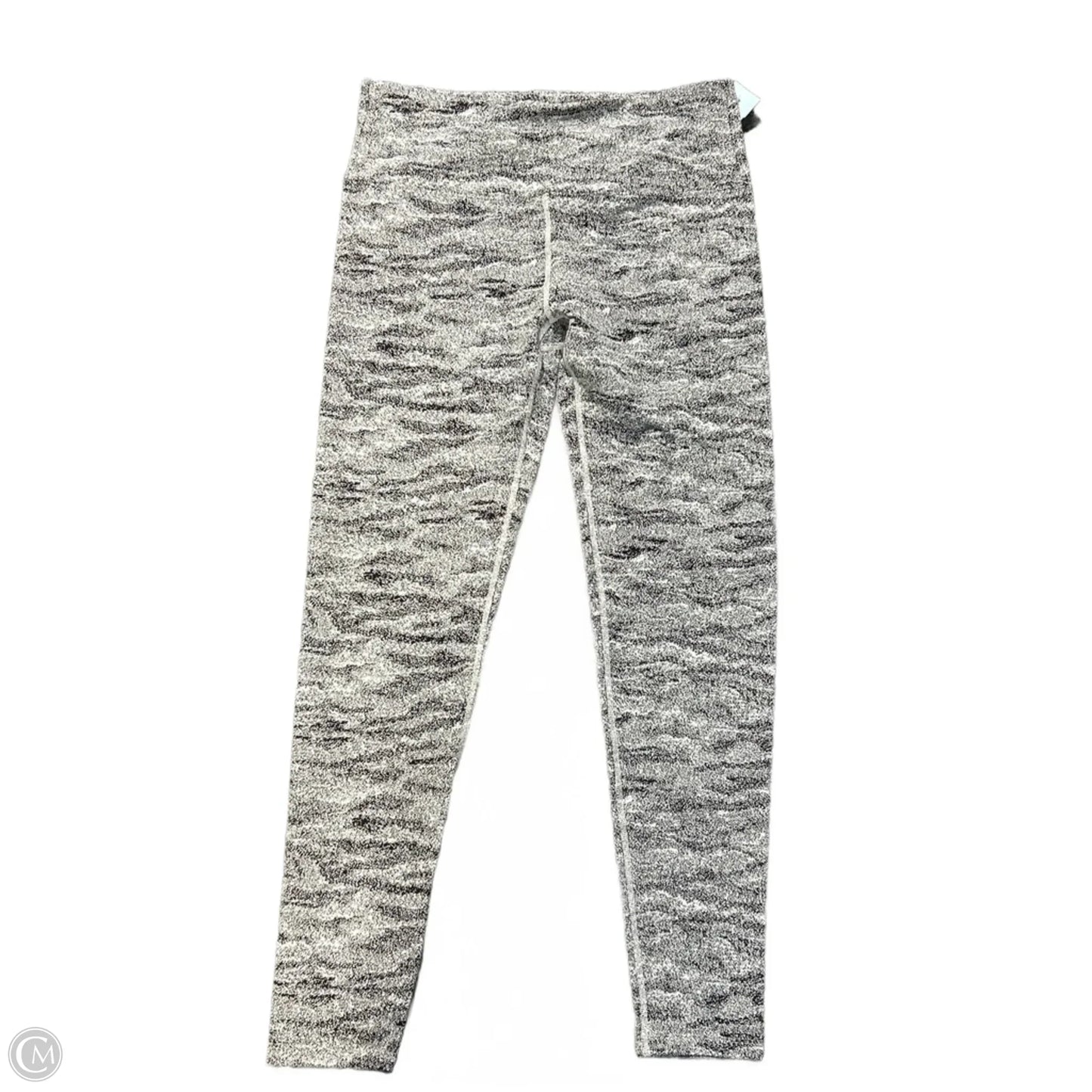 Athletic Leggings By Kyodan In Black & White, Size: M