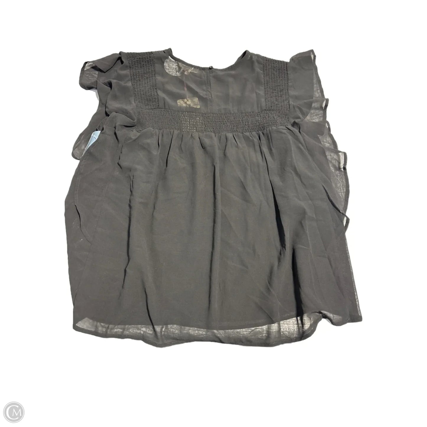 Top Short Sleeve By Entro In Black, Size: L