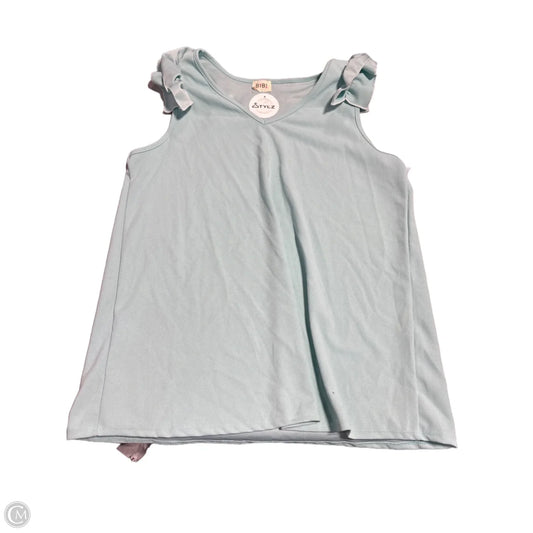 Top Sleeveless By Bibi In Blue, Size: Xl