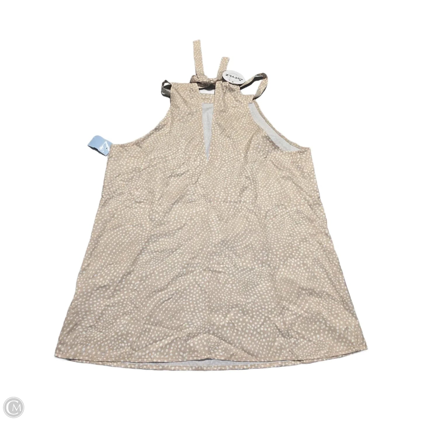 Tank Top By Cmf In Polkadot Pattern, Size: L