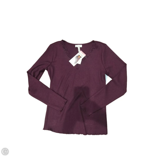 Top Long Sleeve By Jessica Simpson In Purple, Size: S