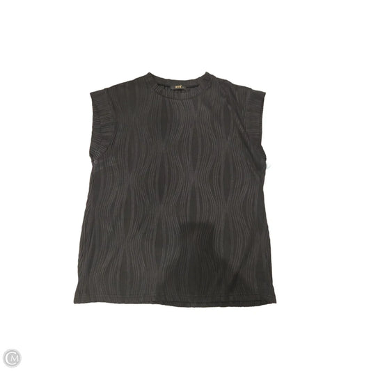 Top Sleeveless By Cmf In Black, Size: L