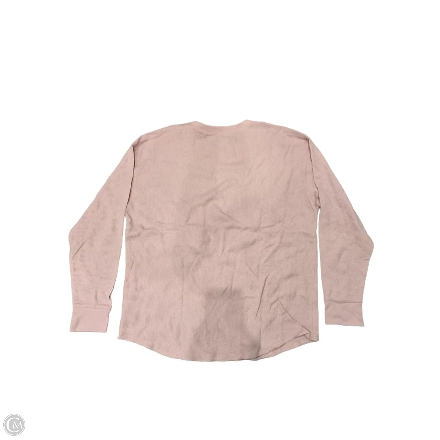 Top Long Sleeve By Time And Tru In Pink, Size: Xxl