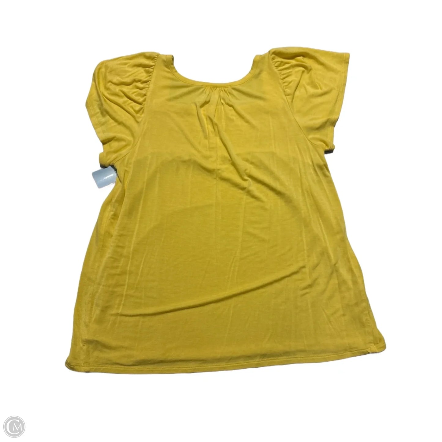 Top Short Sleeve Basic By 89th And Madison In Yellow, Size: Sp