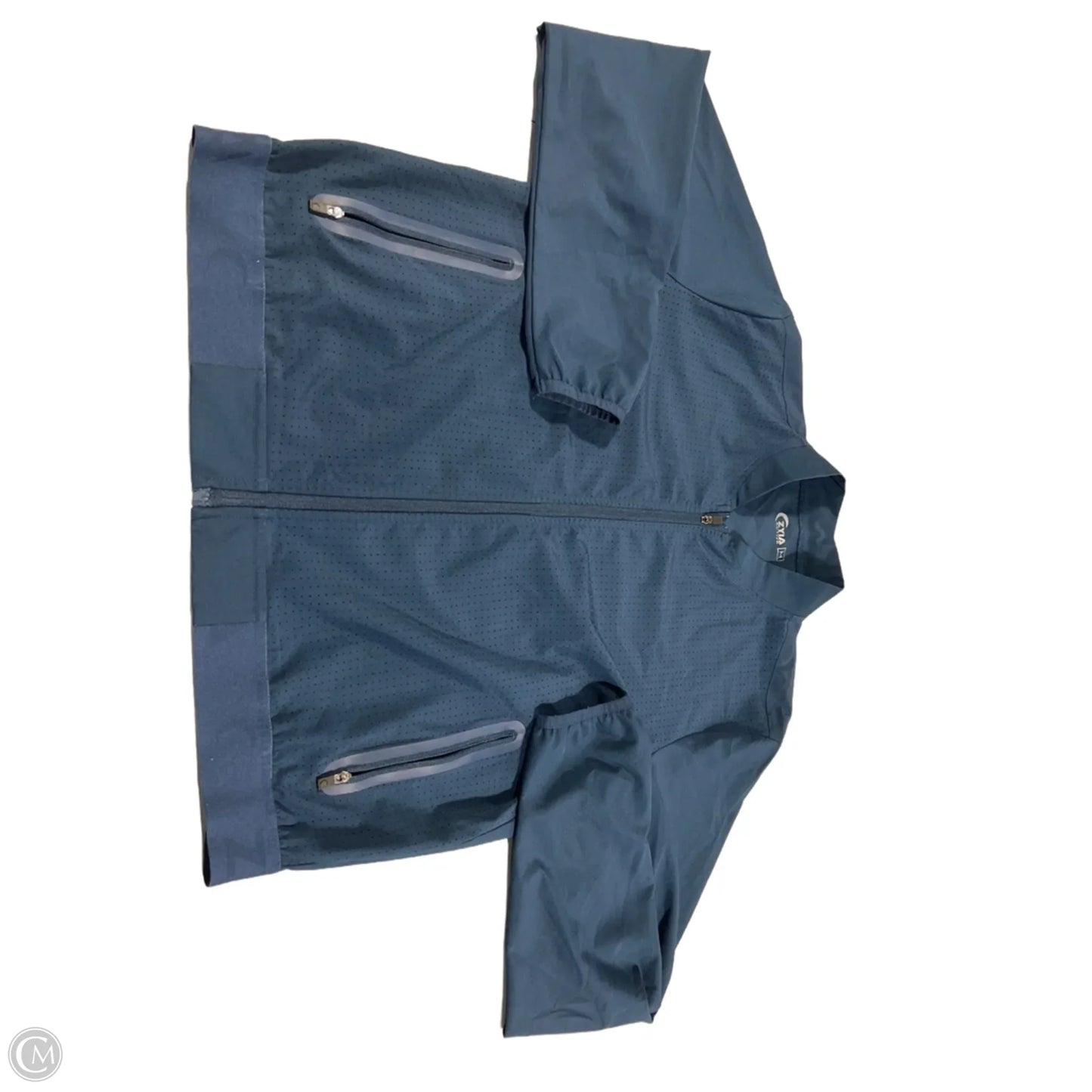 Athletic Jacket By Zyia In Blue, Size: M