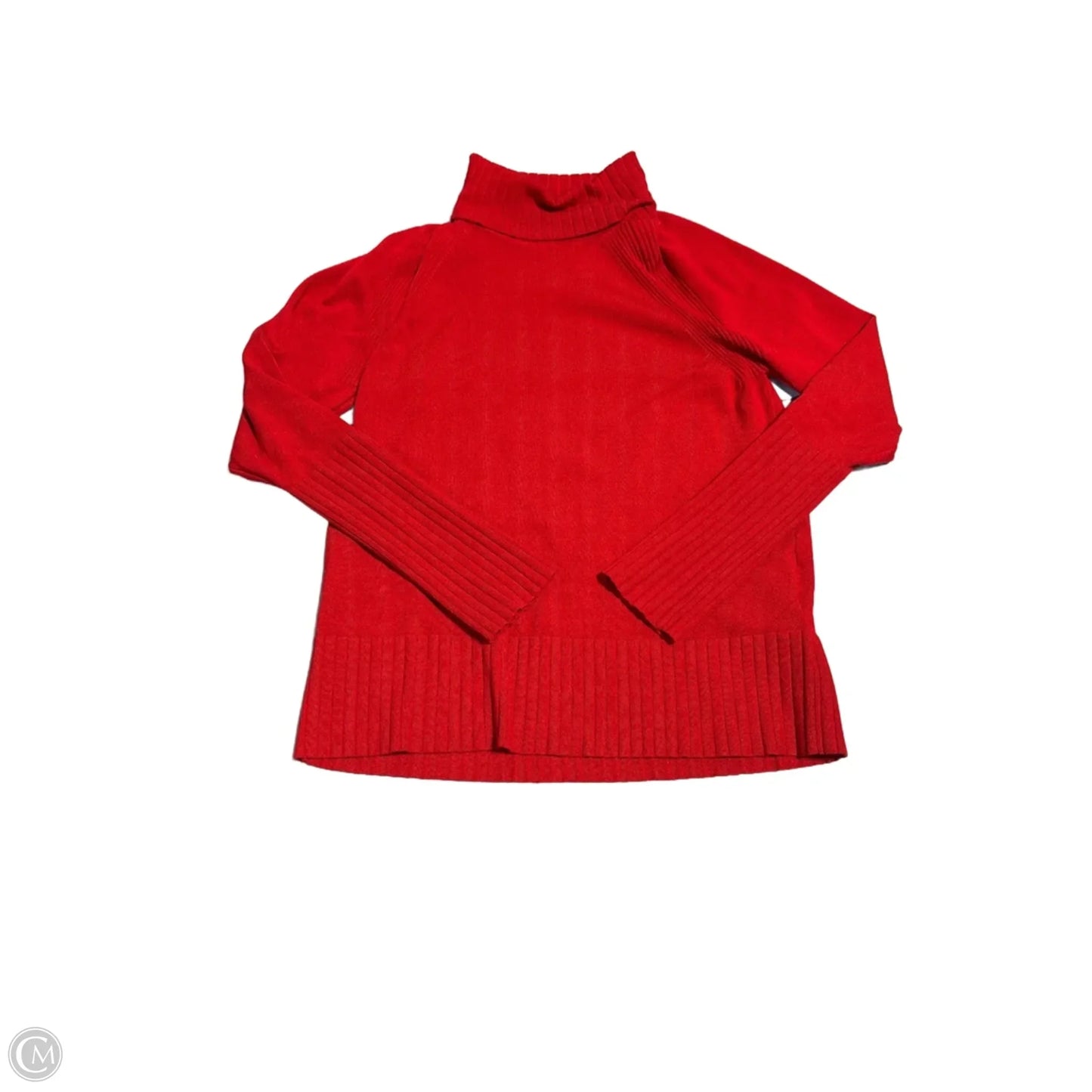 Top Long Sleeve By Tribal In Red, Size: M