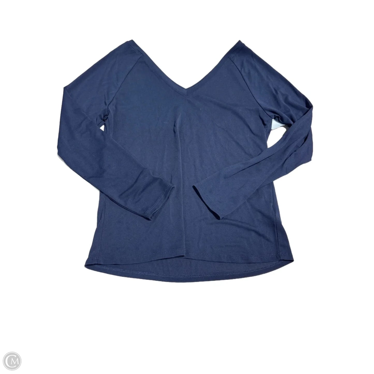 Top Long Sleeve By Another Love In Navy, Size: M