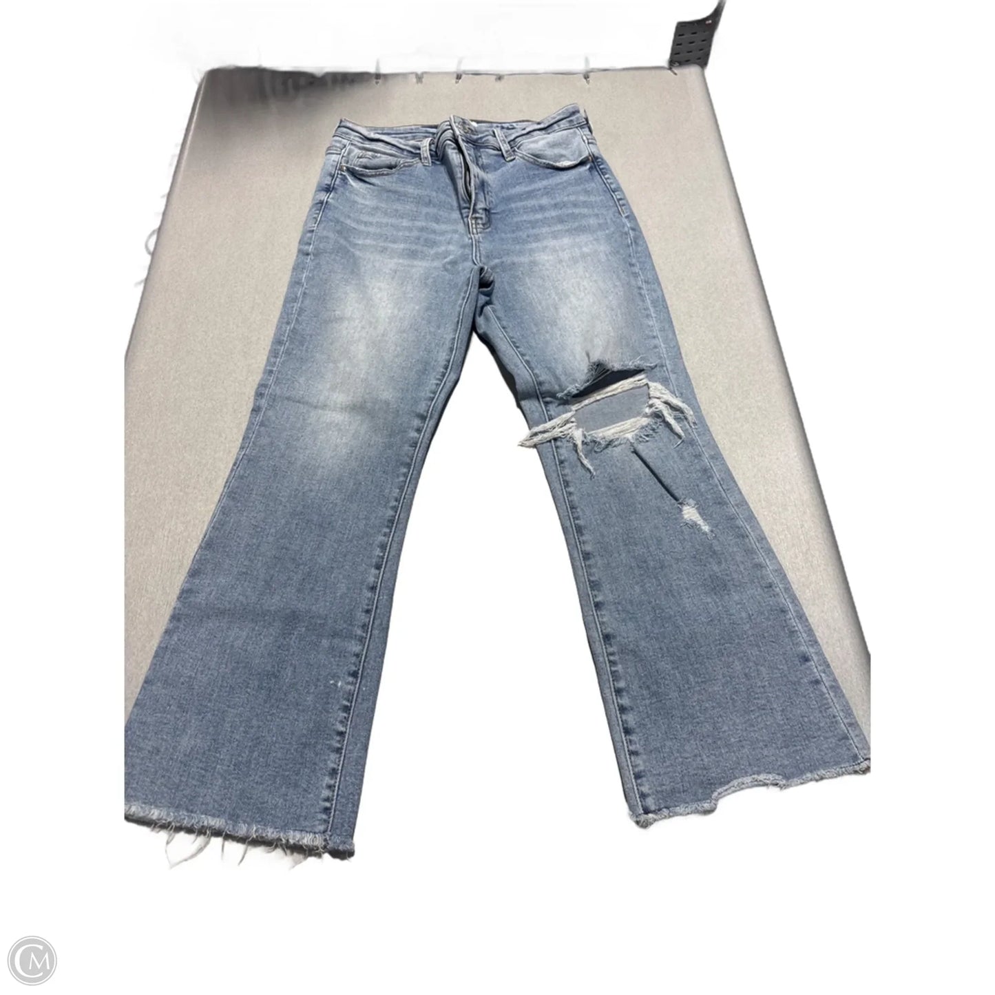 Jeans Cropped By Vervet In Blue Denim, Size: 8