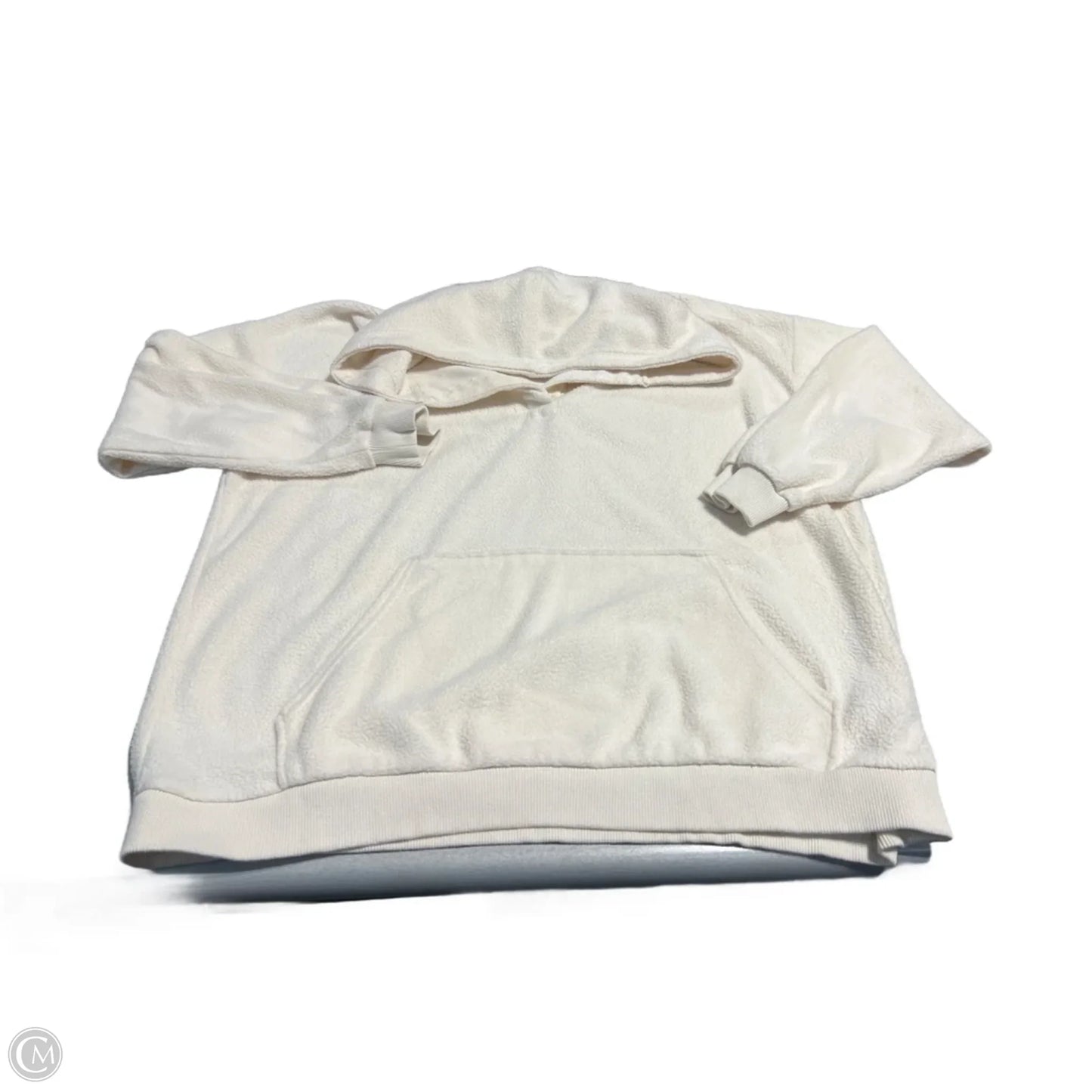 Sweatshirt Hoodie By Aerie In Cream, Size: M