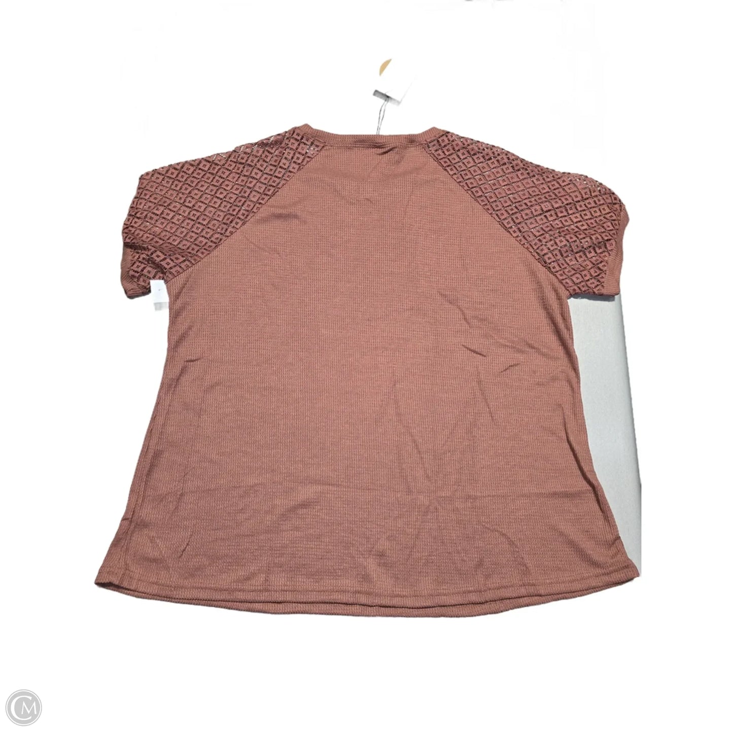 Top Short Sleeve By Cmf In Pink, Size: S