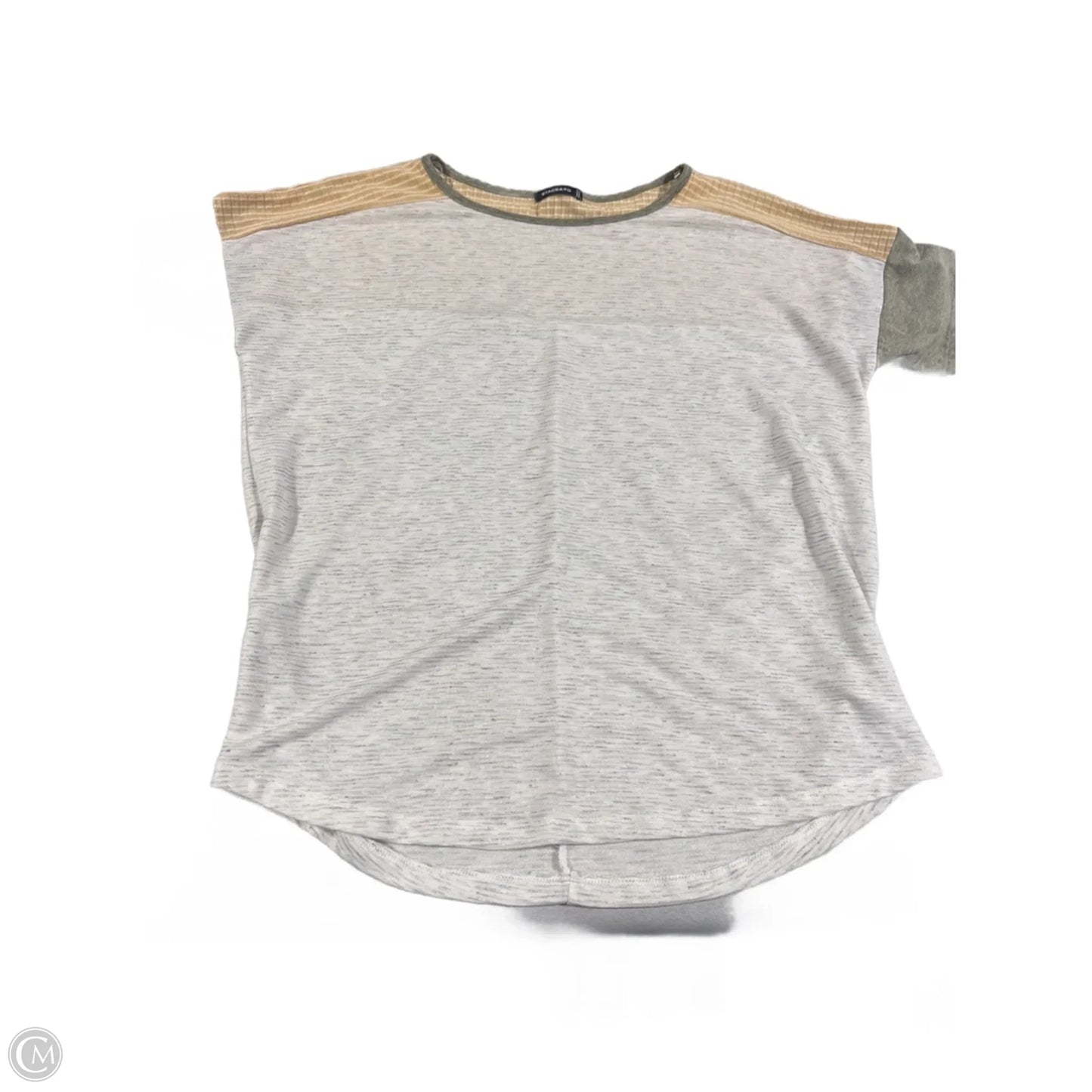 Top Short Sleeve Basic By Staccato In Grey, Size: L
