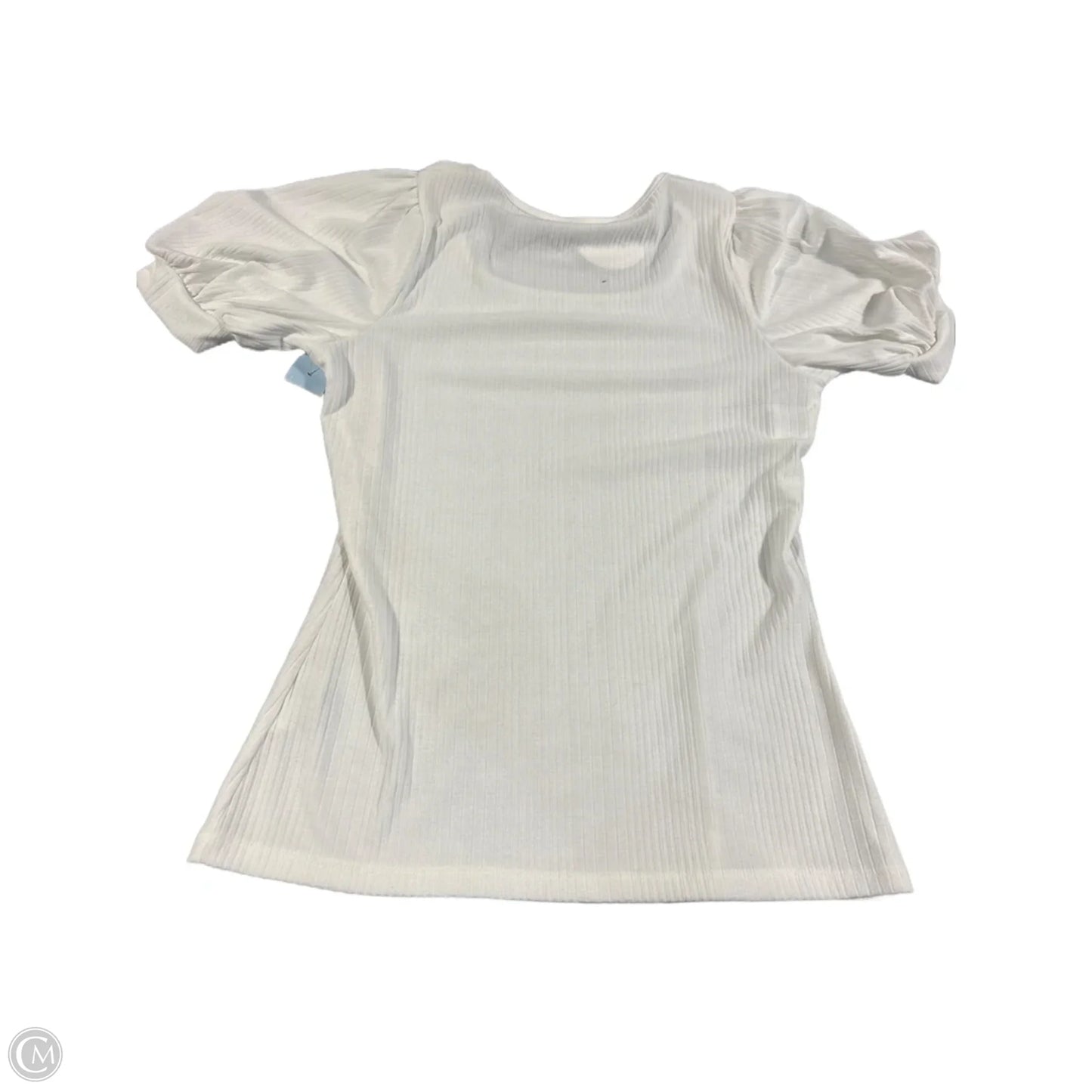 Top Short Sleeve By Staccato In White, Size: M