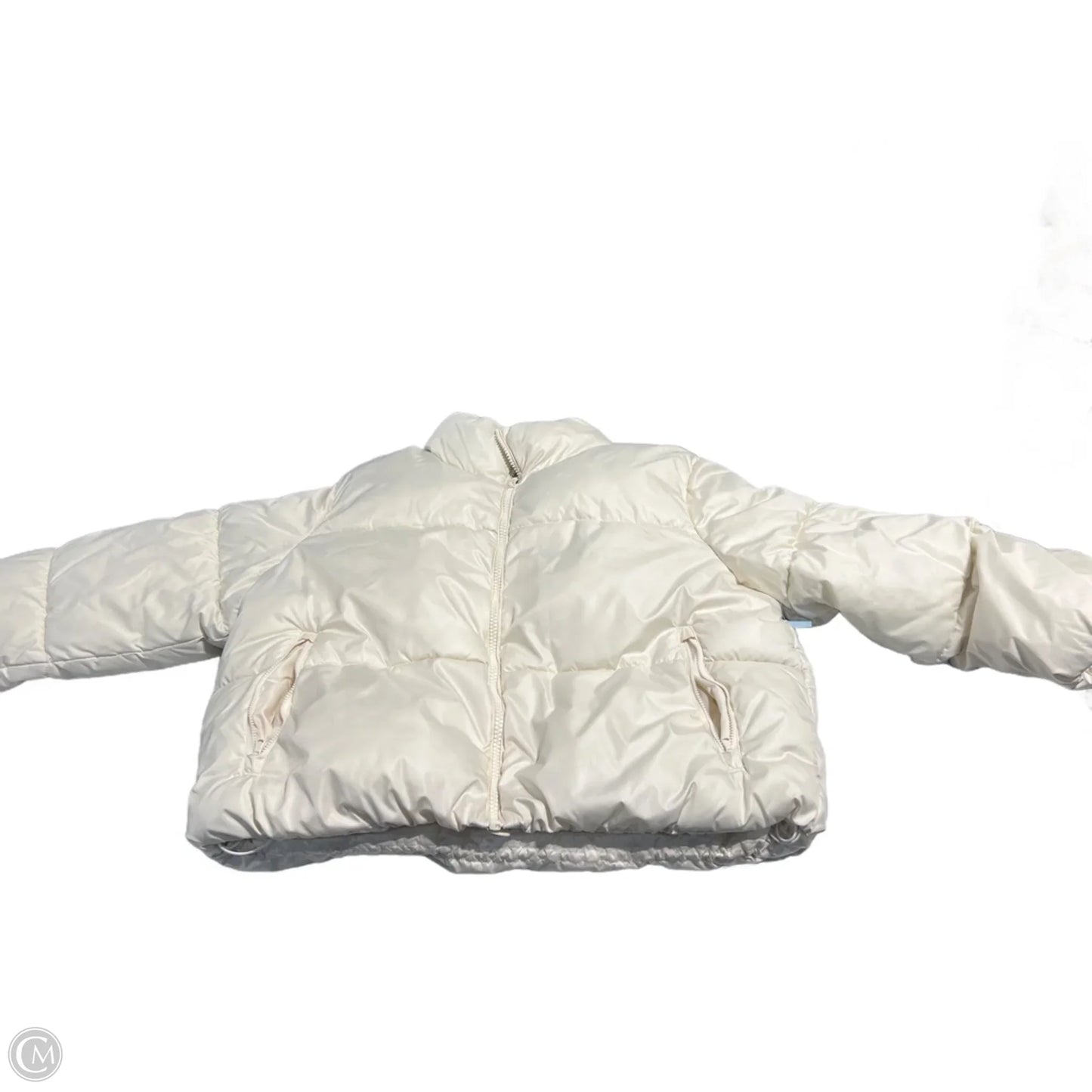 Coat Puffer & Quilted By Old Navy In Cream, Size: Xl