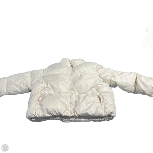 Coat Puffer & Quilted By Old Navy In Cream, Size: Xl