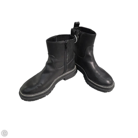 Boots Ankle Flats By Time And Tru In Black, Size: 7