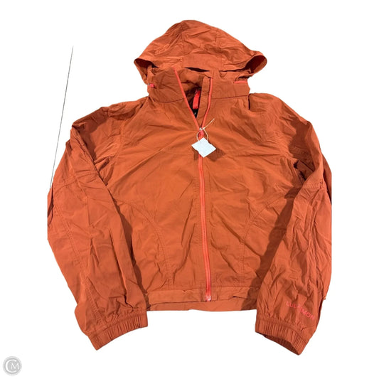 Athletic Jacket By Lululemon In Orange, Size: S