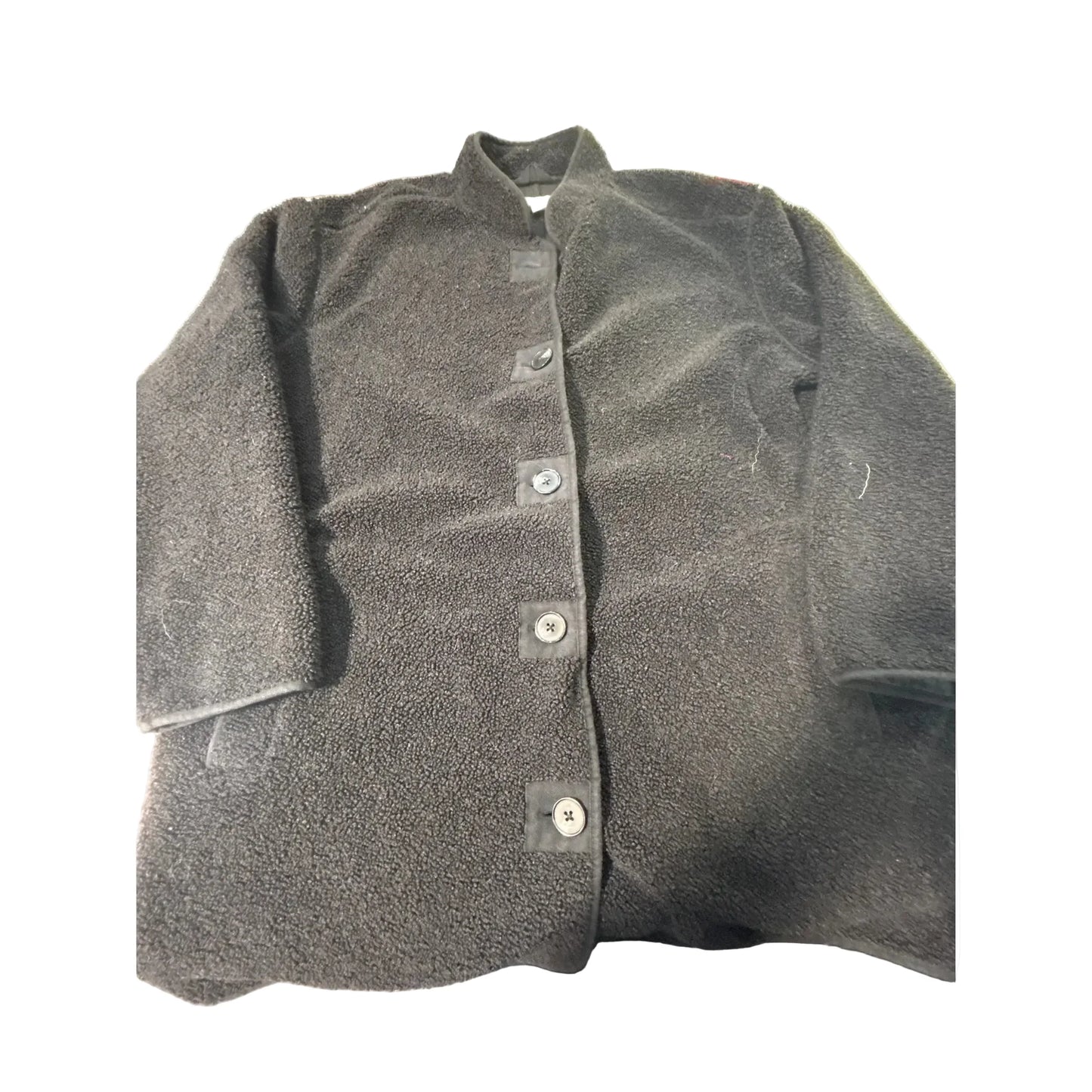 Jacket Shirt By Free Assembly In Black, Size: Xl
