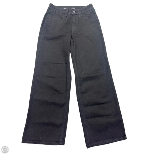 Jeans Wide Leg By Old Navy In Black Denim, Size: 4