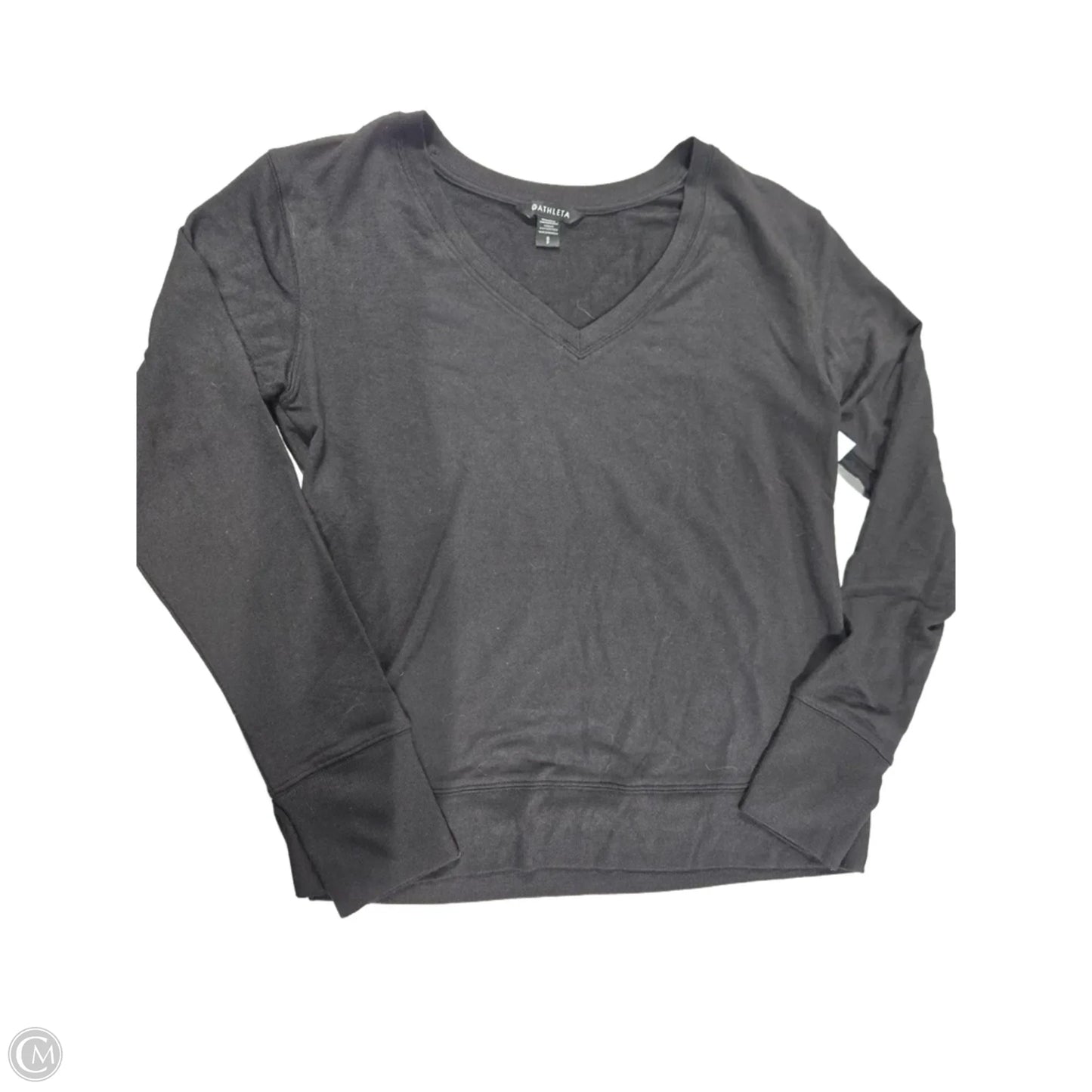 Top Long Sleeve By Athleta In Black, Size: Sp