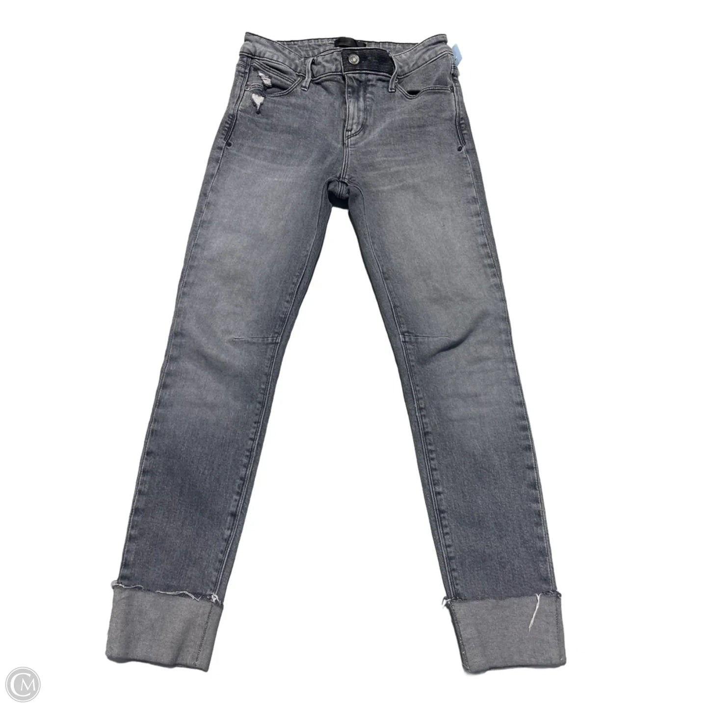 Jeans Cropped By Cmb In Grey Denim, Size: 2