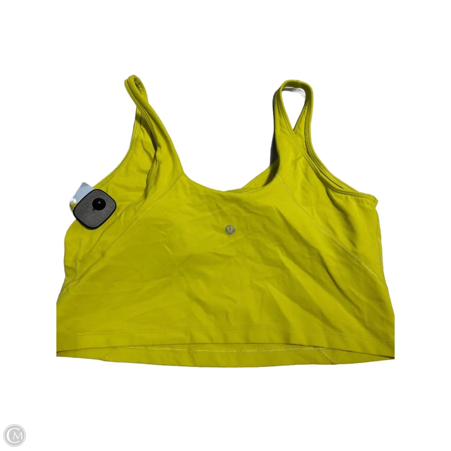 Athletic Bra By Lululemon In Yellow, Size: 14