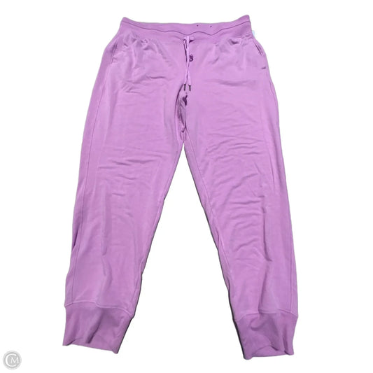 Pants Lounge By Tek Gear In Purple, Size: 14
