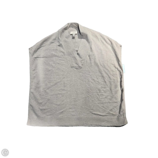 Sweater Short Sleeve By Loft In Tan, Size: S