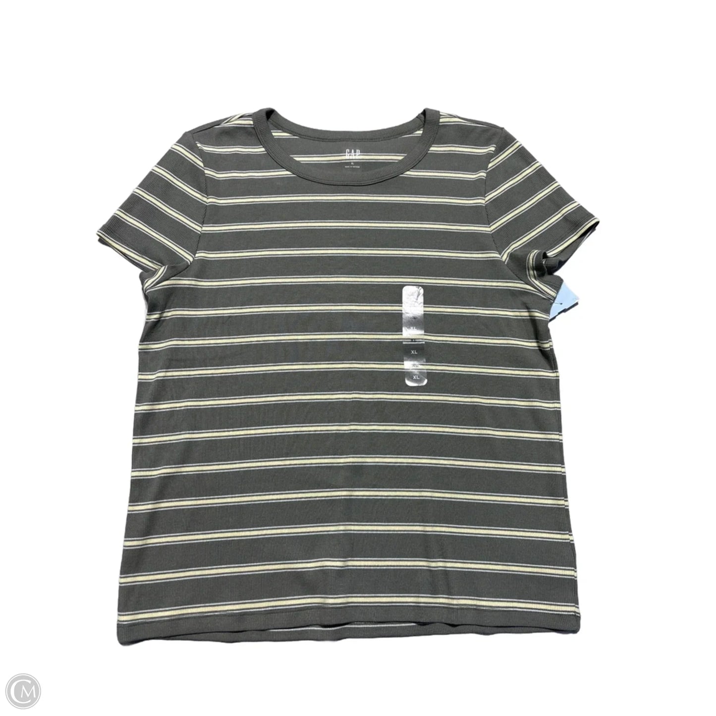 Top Short Sleeve By Gap In Green, Size: Xl