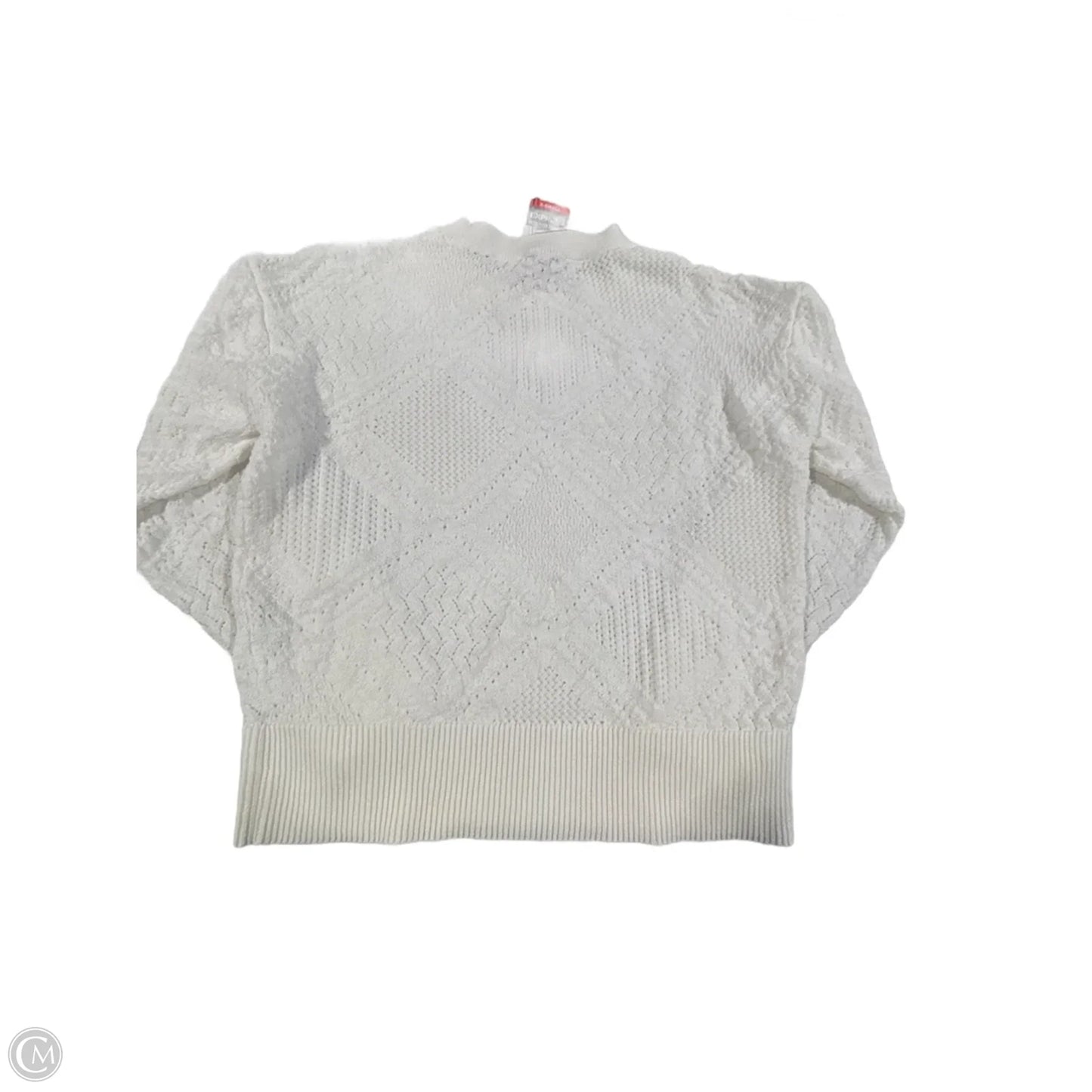 Sweater By Express In White, Size: Xs