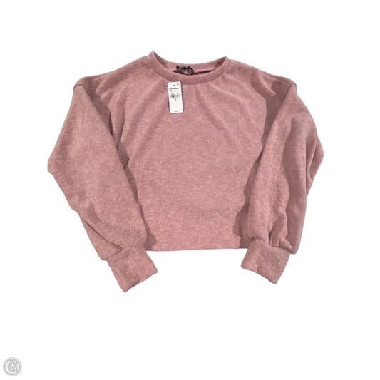 Top Long Sleeve By Express In Pink, Size: Xs