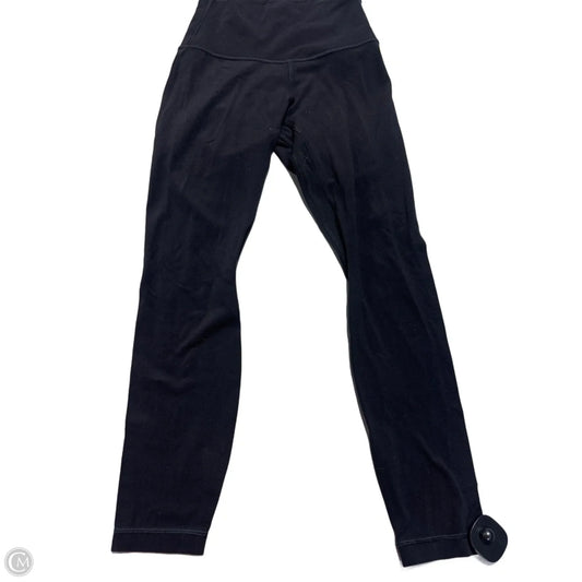 Athletic Leggings By Lululemon In Black, Size: 4