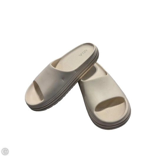 Sandals Flip Flops By Mia In Cream, Size: 8