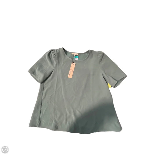Top Short Sleeve By Cmc In Green, Size: M