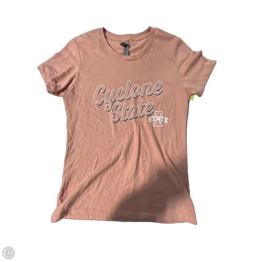 Top Short Sleeve Basic By Next Level In Peach, Size: M