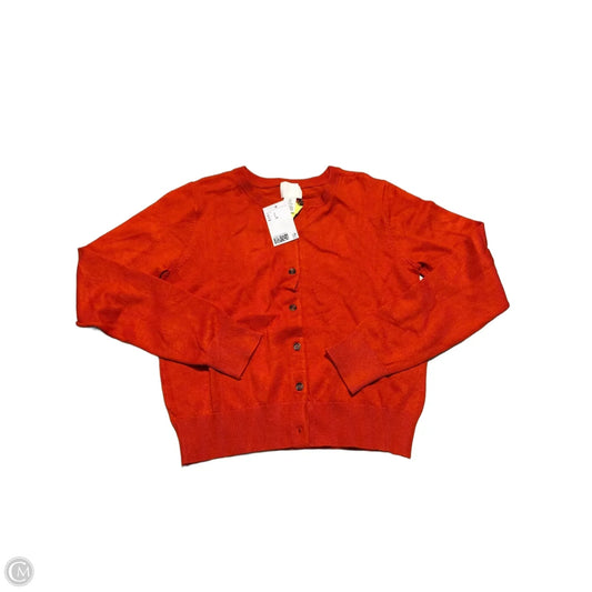 Cardigan By H&m In Orange, Size: S