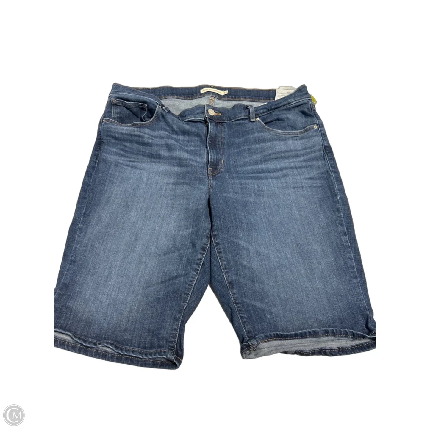Shorts By Levis In Blue Denim, Size: 18