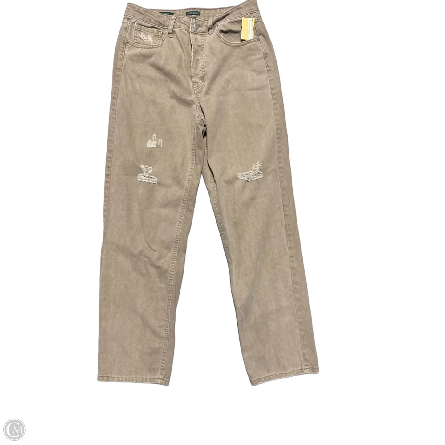 Jeans Straight By Wild Fable In Brown Denim, Size: 8