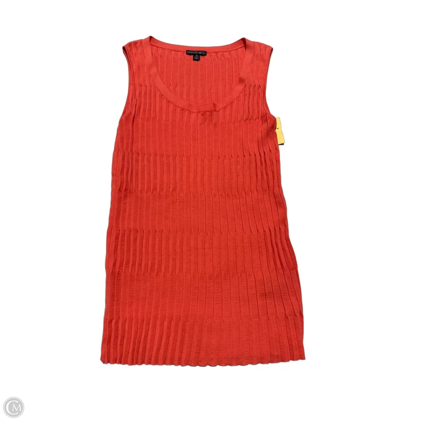 Tank Top Designer By Lafayette 148 In Coral, Size: M