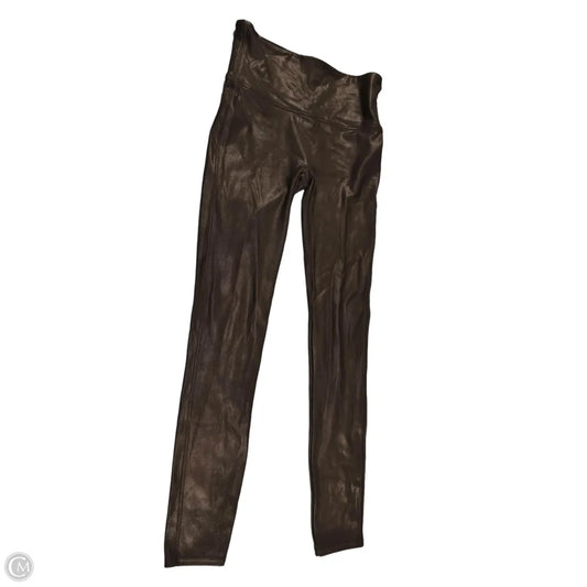 Pants Leggings By Spanx In Brown, Size: M