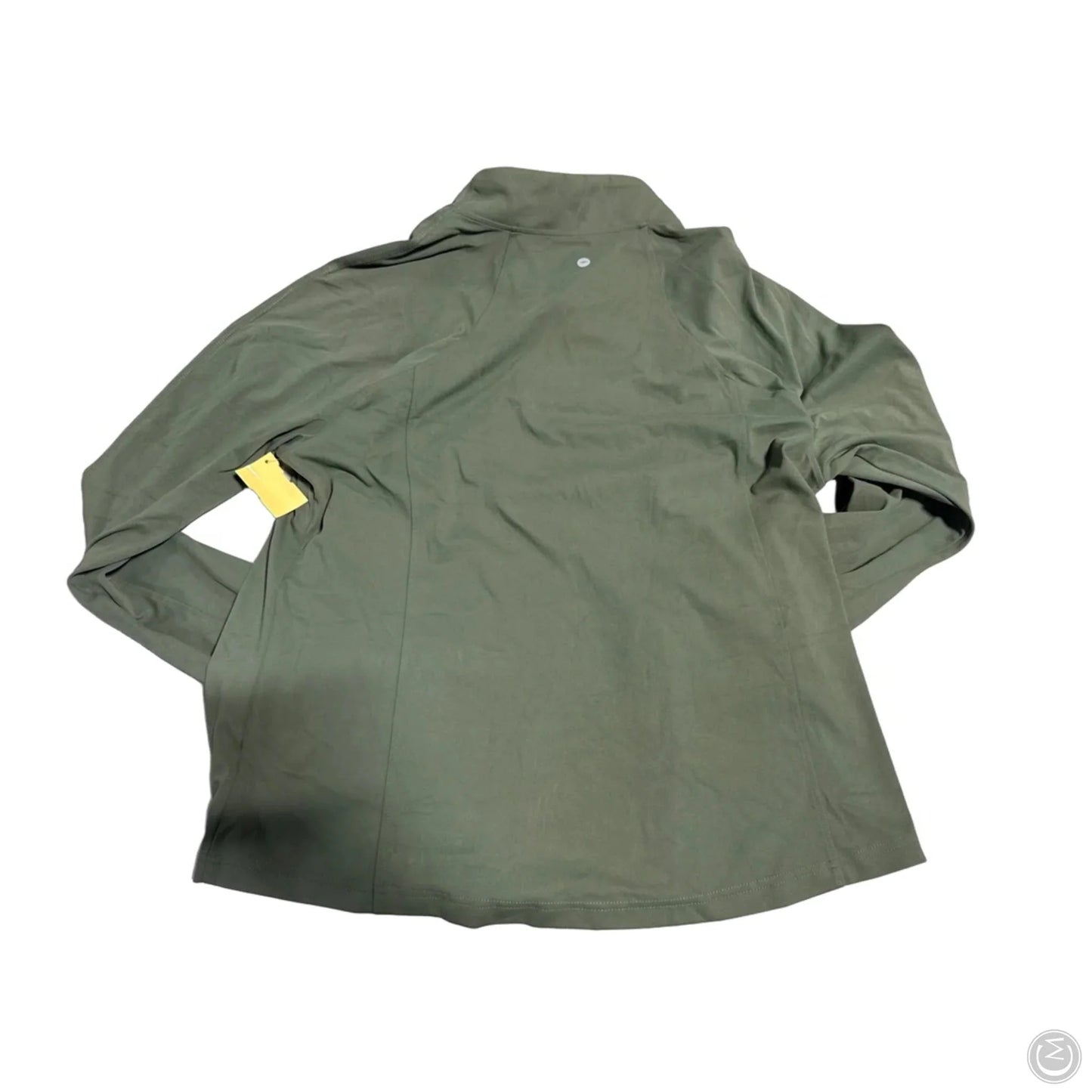 Athletic Top Long Sleeve Collar By Avia In Green, Size: Xxl