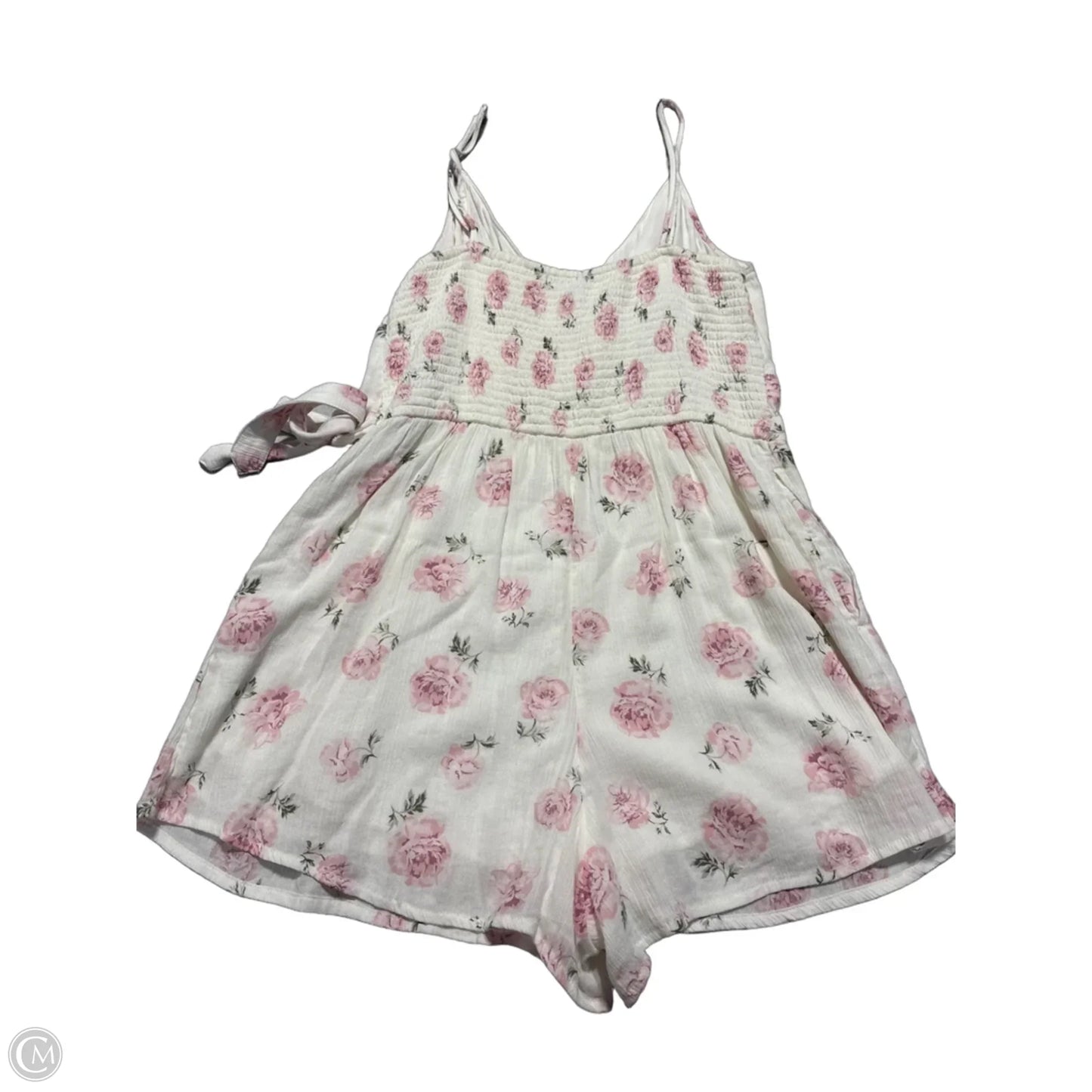 Romper By Abercrombie And Fitch In White, Size: L