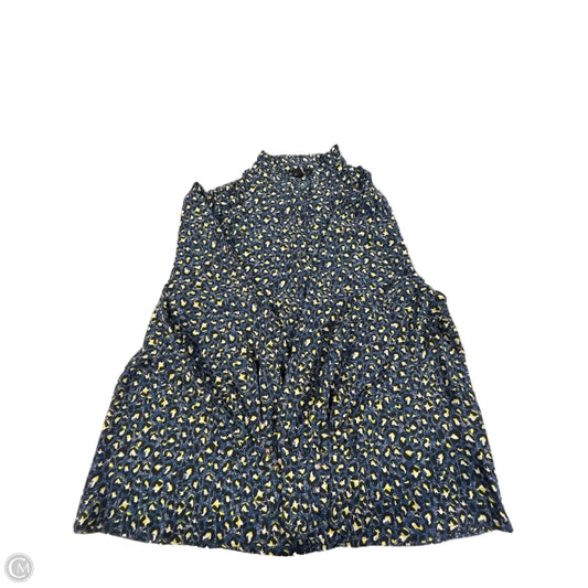 Blouse Long Sleeve By Cmc In Animal Print, Size: Xl