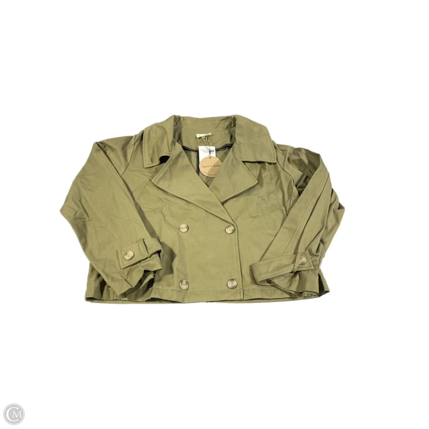 Jacket Shirt By Cmc In Green, Size: L