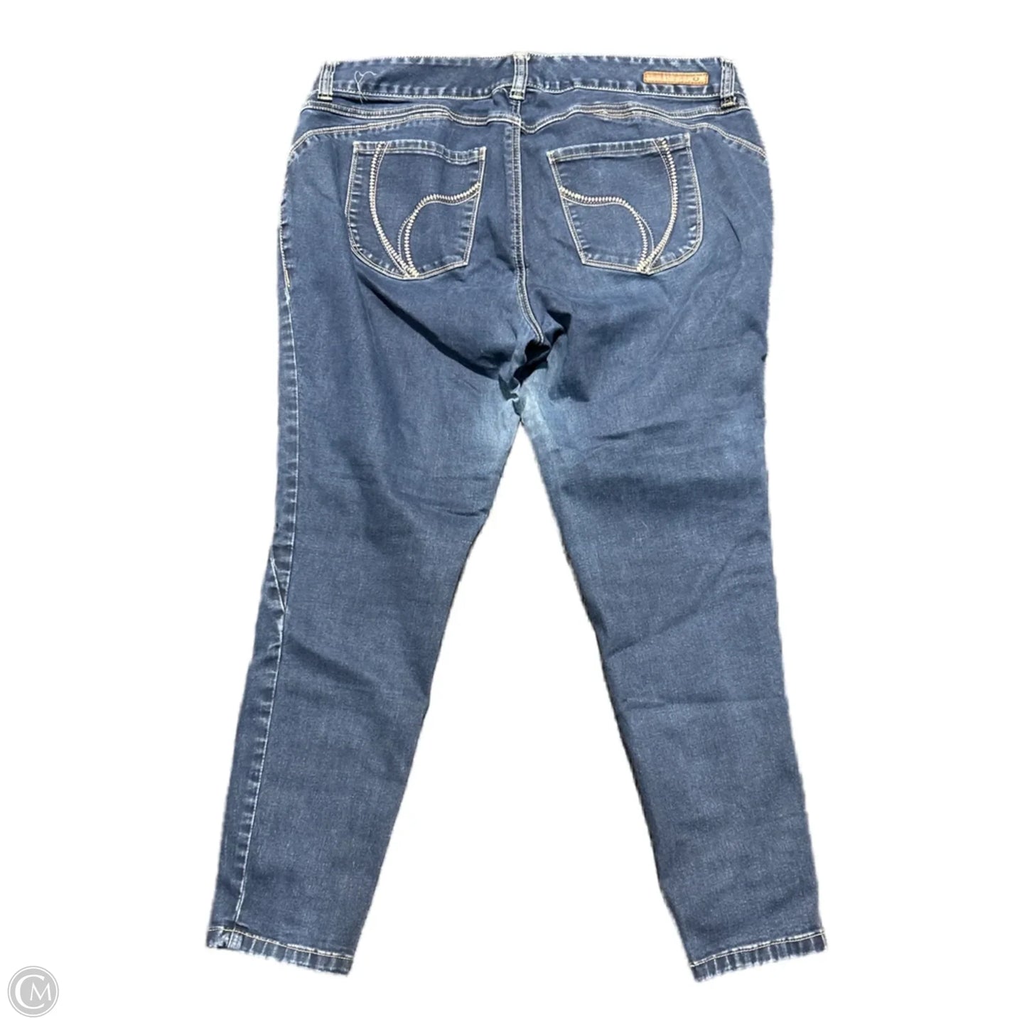 Jeans Skinny By Aria In Blue Denim, Size: 1x