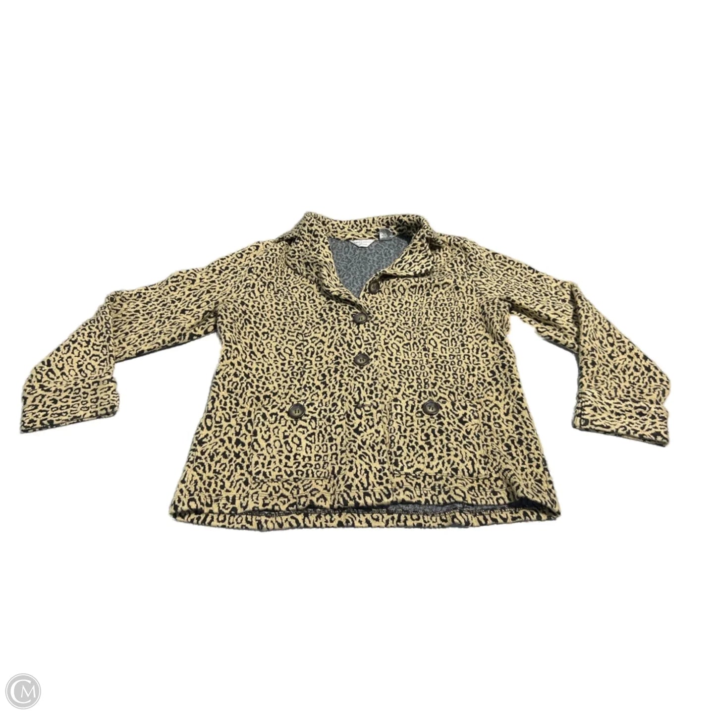 Blazer By Laura Ashley In Animal Print, Size: S